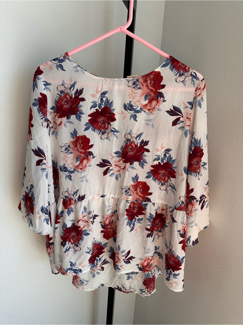 Faded glory xl floral blouse